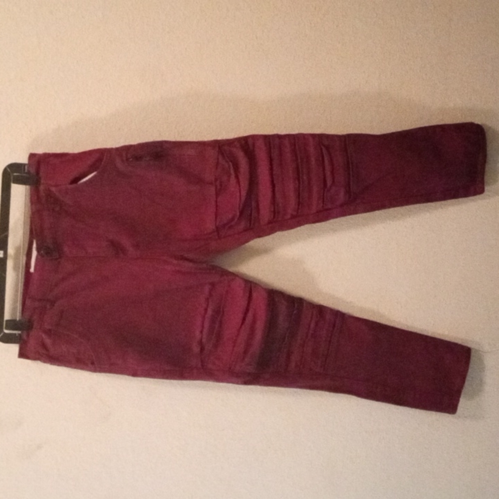 Burgundy Slim Fit Pant